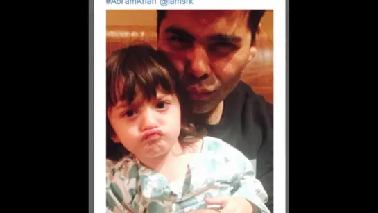 Karan Johar Shares Pout Selfie With AbRam Khan !