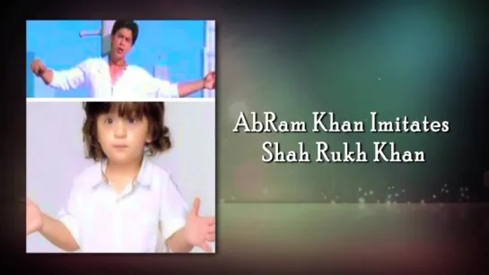 AbRam Khan Imitates His Father Shah Rukh Khan