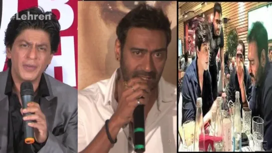 #AjayDevgn UNAWARE About His Click With #Shahrukh _ LehrenTV