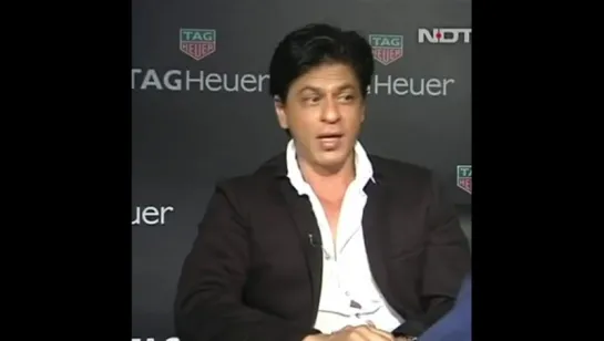 SRK giving interview for NDTV befor TagHeuer event in Mumbai