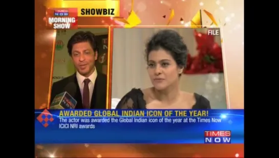 SRK wins Global Icon Of The Year award & talking about his upcoming films