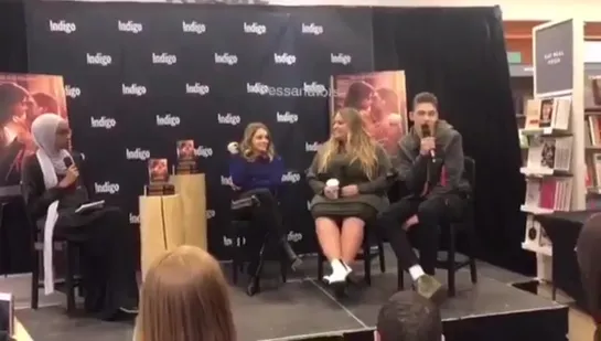 Jo, Anna and Hero at the signing in Toronto