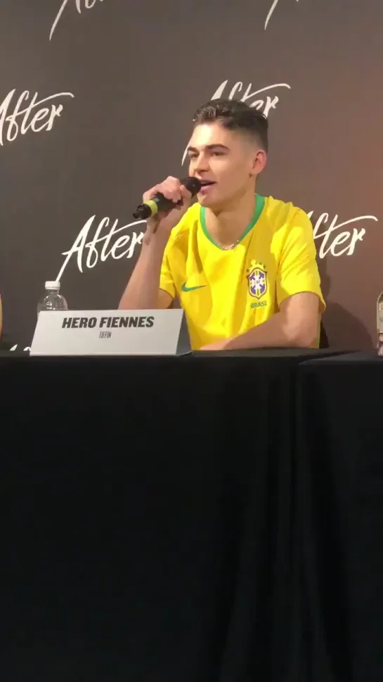 Hero answering what was his favorite scene to shoot.