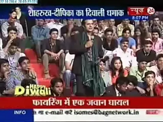 SRK & Deepika promote ‘HNY’ on News24