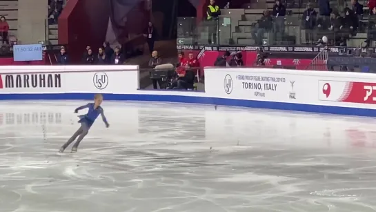 2019 ISU GPF Александра Трусова FS 2nd run through new Quad Fl