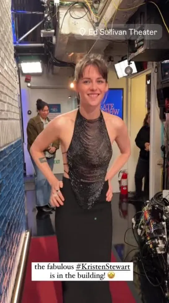 Kristen at the Colbert Late Show - March 11