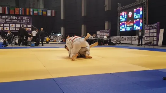 Abdulbari Guseinov (brown belt) - Meyouhas Barak (purple belt), 1/4 final