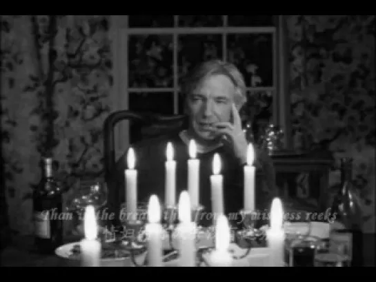 Sonnet 130. Alan Rickman reads Shakespeare