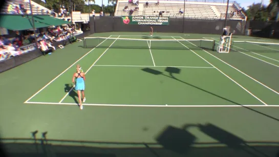 2012 Jr. Orange Bowl Tennis - Girls 12 - Cons. SF - Dec. 22 - 10 AM - Court # 2 - part 3