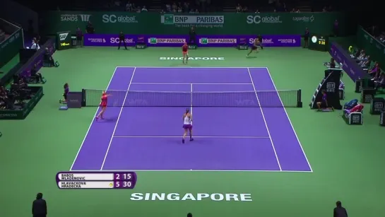 Singapore RR - Hlavackova⁄Hradecka vs  Babos⁄Mladenovic