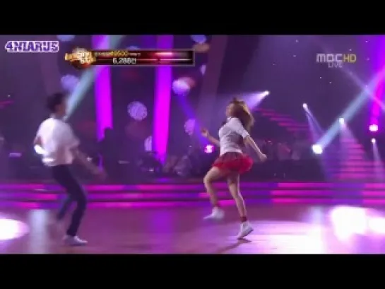 [110617] Dancing With The Stars Ep2 - HyunAh (рус. саб)