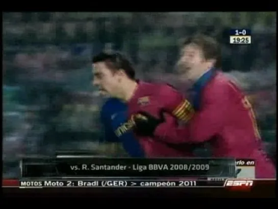 Goles de Lionel Messi en el Barcelona!