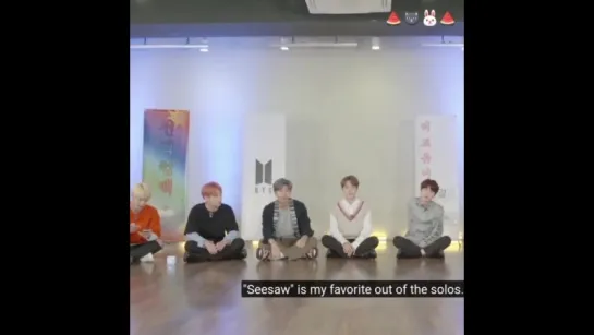 seesaw is my favorite out of the solos - jeon jungkook 2018