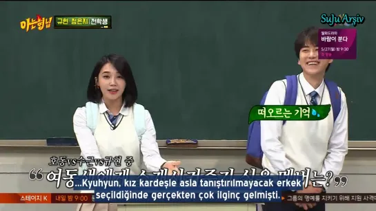 190525 Knowing Bros 181. Bölüm - Kyuhyun & Eunji (Türkçe Altyazılı)