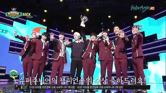 140913 Super Junior - Show Champion Sahne Arkası (Türkçe Altyazılı)