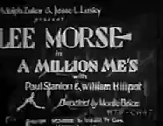 LEE MORSE in A Million Mes (Paramount -1930)