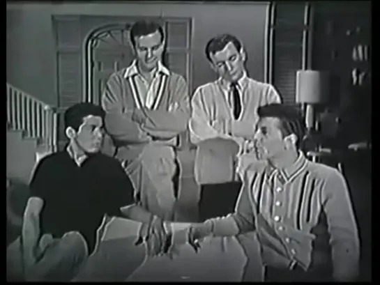 Paul Anka, Frankie Avalon, Pat Boon and Bobby Darin on TV in 1960