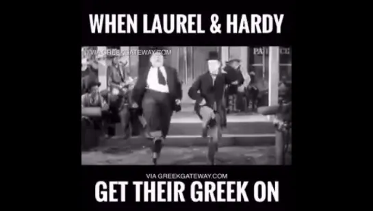 When Laurel and Hardy Get Their Greek On