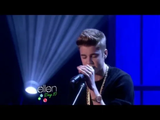 Justin Bieber - As Long As You Love Me (Live On The Ellen DeGeneres Show)