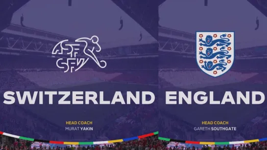 EURO 2024 Quarter finals 6 July England - Switzerland