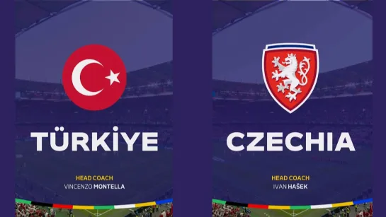 EURO 2024.Group F Matchday 3 26 June Czechia - Türkiye