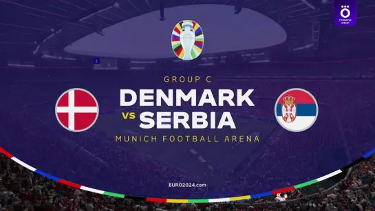 EURO.2024.Group C Matchday 3. 25 June Danmark - Serbia