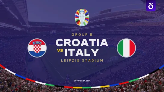 EURO 2024.Group B Matchday 3 24 June Croatia - Italy