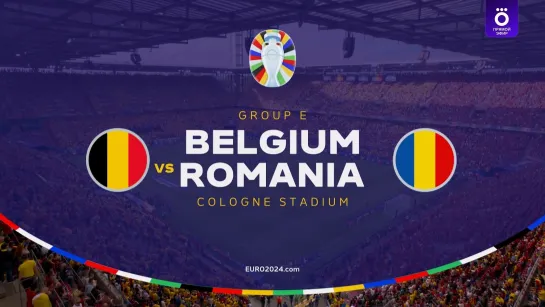 EURO.2024.Group E Matchday 2. 22 June Belgium - Romania