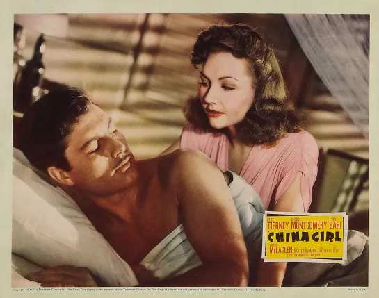 Китаянка / China Girl (1942) Джин Тирни, Джордж Монтгомери, Линн Бари