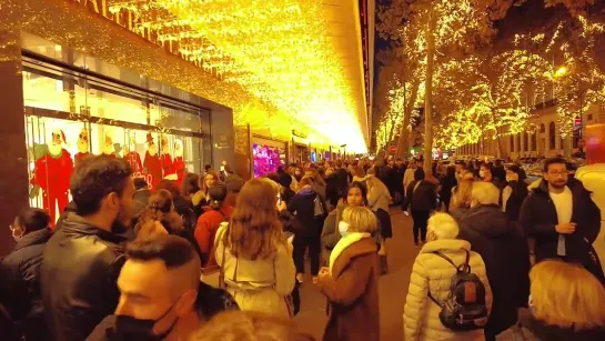 Paris Christmas Walk 2021 - Around Galeries Lafayette