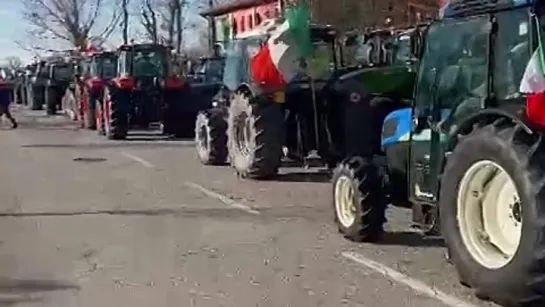 🔥Протесты фермеров стартуют по всем регионам Италии.