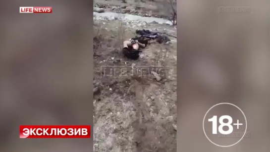 В Дагестане тела боевиков достали из ущелья при помощи вертолёта