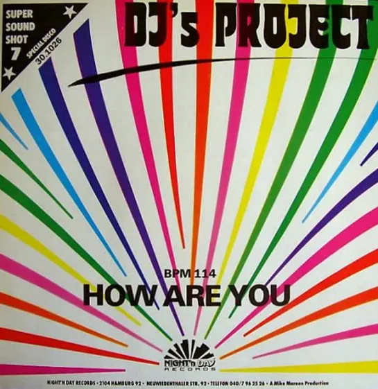 DJs Project - How Are You (1985)