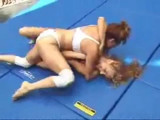 Woman wrestling