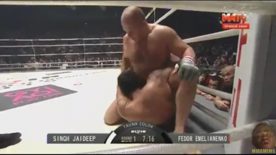 Федор Емельяненко vs. Джайдип Сингх.  RIZIN FF: Emelianenko vs Singh 31.12.2015