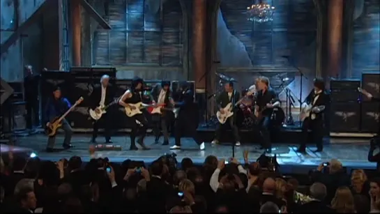 Metallica with Jeff Beck, Jimmy Page, Ron Wood, Joe Perry & Flea - The Train Kept A-Rollin' (Tiny Bradshaw Cover)