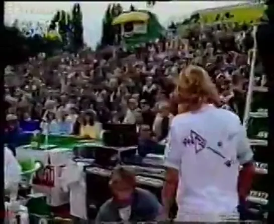 Dieter Bohlen Playing Tennis