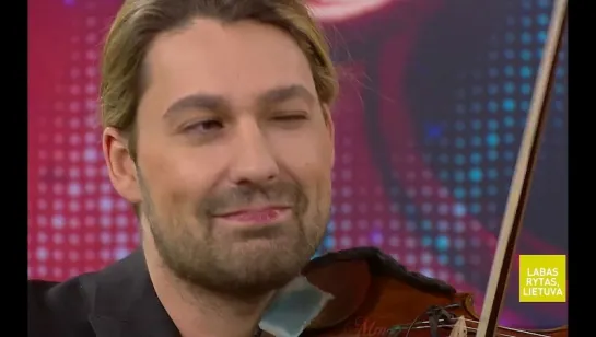 David Garrett -  @ Labas rytas, Lietuva - 20.10.2017