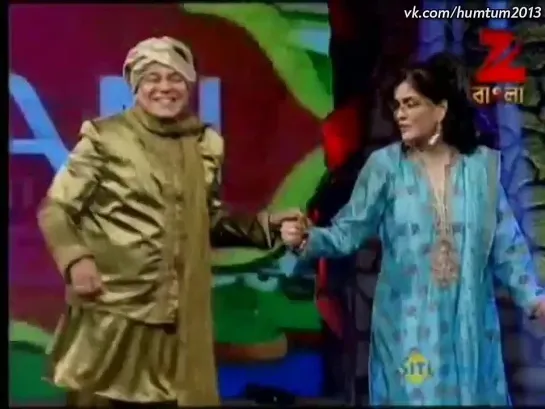 Зинат Аман на шоу Митхун Чакрабрти Танцуй, Бенгалия, Танцуй 2012 | Zeenat Aman, Mithun Chakraborty performance | индийское кино