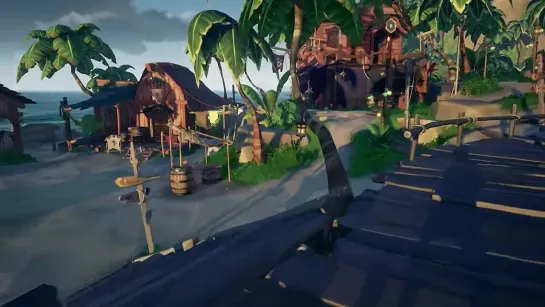 [DeaDem] ПОДНЯЛИ МОРЕ ЛУТА В SEA OF THIEVES! ПЕРВЫЙ УДАЧНЫЙ ПРИЧАЛ К ФОРПОСТУ С JOESPEEN.