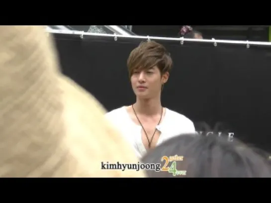 Kim Hyun Joong "HEAT" Handshake Event on Odaiba Palette Plaza, Japan