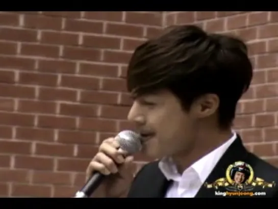 Kim Hyun Joong - 고맙다 Sing at ArtMatic Team Leader Wedding [30.06.12]