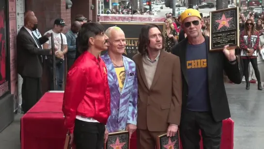 Red Hot Chili Peppers - Hollywood Walk of Fame Ceremony