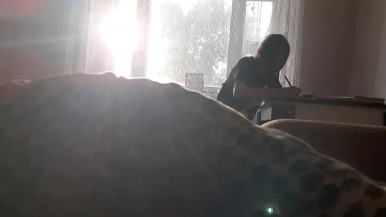 Filmed on a Hidden Camera when I Masturbate while my Classmate is Preparing for the Exam.