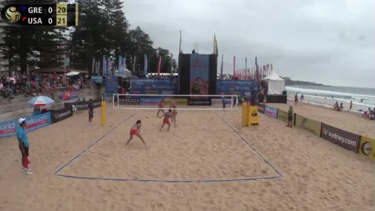 FIVB_BVB_WT19_Sydney_3Star Arvaniti_Karagkouni_GRE_Sweat_Walsh_Jennings_USA