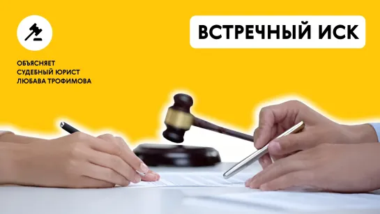 ВСТРЕЧНЫЙ ИСК. Объясняет судебный юрист Любава Трофимова