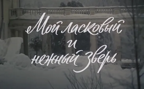 Мой ласковый и нежный зверь (СССР, 1978)