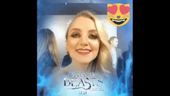 Fantastic Beasts NYC premiere: Evanna Lynch