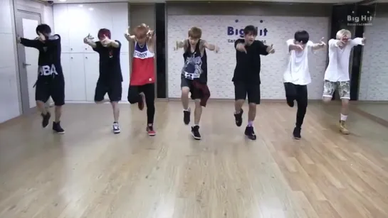 BTS Danger Dance practic