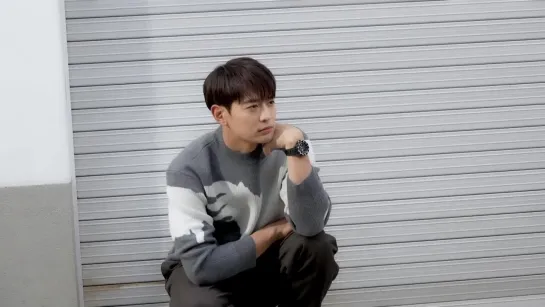 240207 MINHO EMPORIO ARMANI AD Shooting Behind